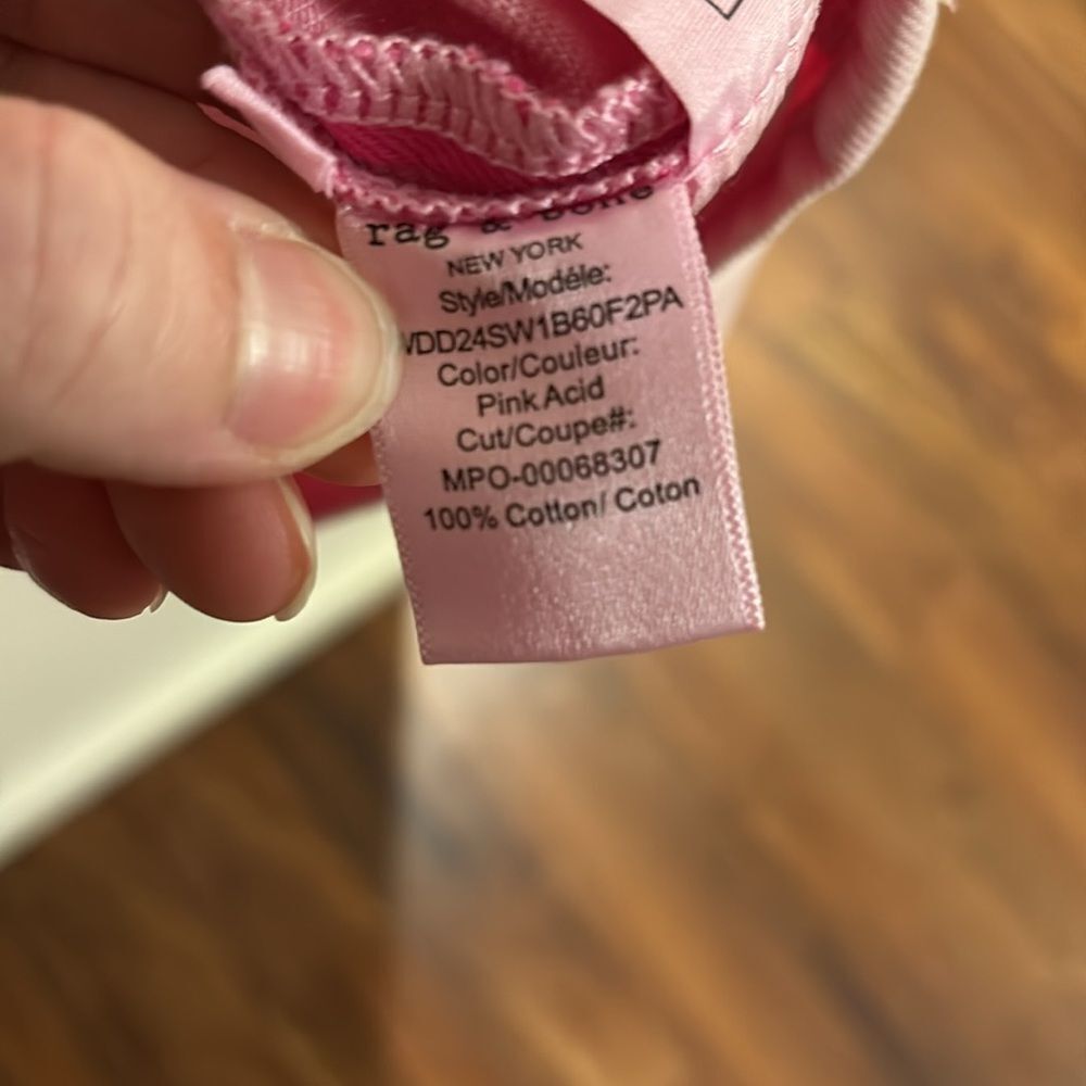 RAG & BONE Kimmie Shift Dress in Pink Acid NWT - Picture 9 of 9